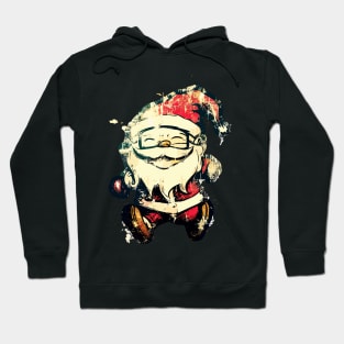 Christmas Santa Vintage Street Art Hoodie